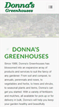 Mobile Screenshot of donnasgreenhouse.com